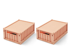Liewood tuscany rose small Weston storage box with lid (2-pack)
